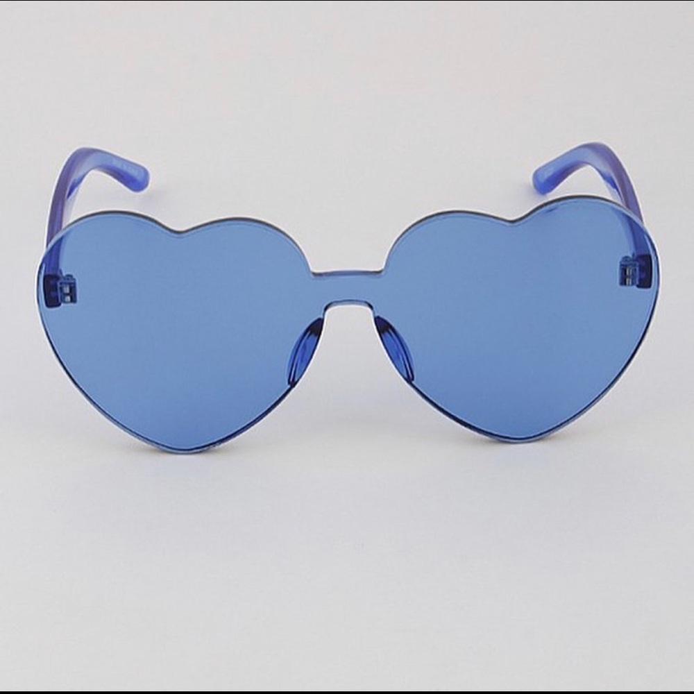 Blue Heart Sunglasses